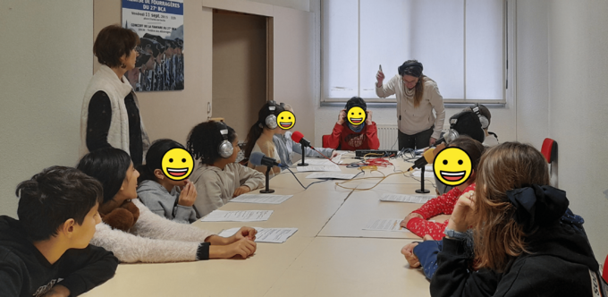 Studio Webradio éphémère au Parvis des Esserts, collège GADG, 30 janvier 2026